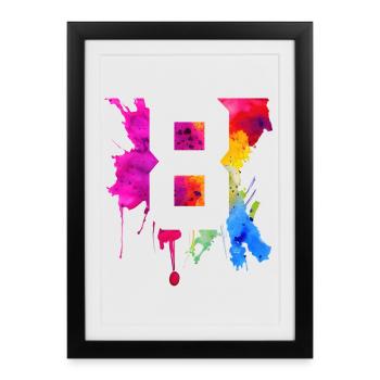 8 YEARS 8TH BIRTHDAY - Framed poster (27 × 37 cm) - black - Front