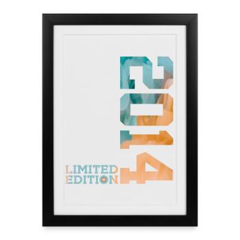12E ANNIVERSAIRE ÉDITION LIMITÉE 2014 - Affiche encadrée (27 × 37 cm) - noir - Devant
