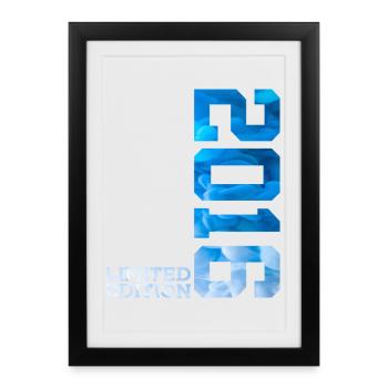 10E ÉDITION LIMITÉE DU 10E ANNIVERSAIRE 2016 - Affiche encadrée (27 × 37 cm) - noir - Devant