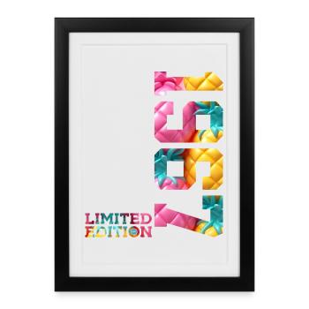 59E ANNIVERSAIRE ÉDITION LIMITÉE 1967 - Affiche encadrée (27 × 37 cm) - noir - Devant