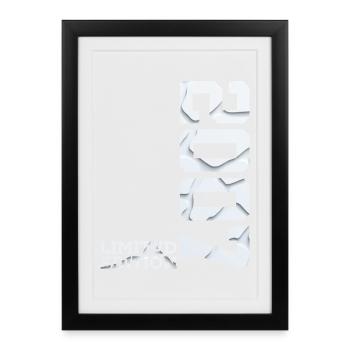 19E ANNIVERSAIRE ÉDITION LIMITÉE 2007 - Affiche encadrée (27 × 37 cm) - noir - Devant