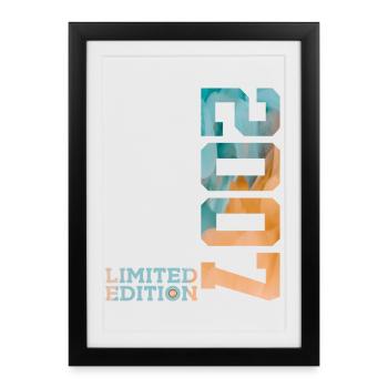 19E ANNIVERSAIRE ÉDITION LIMITÉE 2007 - Affiche encadrée (27 × 37 cm) - noir - Devant