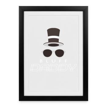 poker - Framed poster (27 × 37 cm) - black - Front