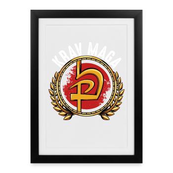 Krav Maga - Framed poster (27 × 37 cm) - black - Front