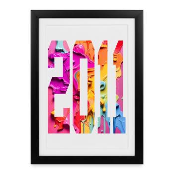 BUNT 15E ANNIVERSAIRE 2011 - Affiche encadrée (27 × 37 cm) - noir - Devant