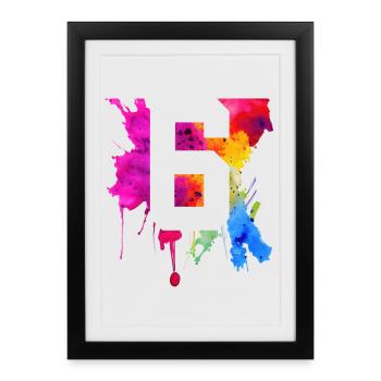 6 YEARS 6TH BIRTHDAY - Framed poster (27 × 37 cm) - black - Front