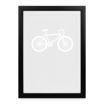 Fahrrad - Gerahmtes Poster (27 × 37 cm) - Schwarz - Vorne