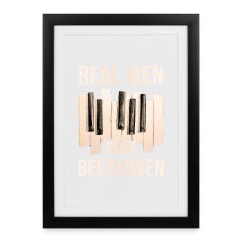 Beethoven - Framed poster (27 × 37 cm) - black - Front