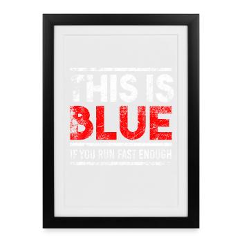 Physics Funny Fun Physik Physiker Geek Lustig Nerd - Gerahmtes Poster (27 × 37 cm) - Schwarz - Vorne