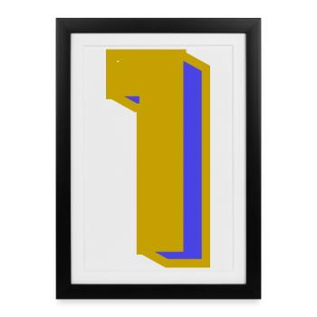 1 - Framed poster (27 × 37 cm) - black - Front