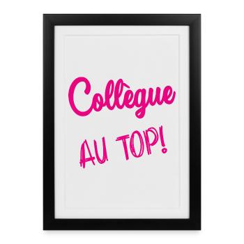 RETRAITE. RETRAITE. RETRAITEE. RETRAITE - Affiche encadrée (27 × 37 cm) - noir - Devant