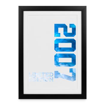 19E ANNIVERSAIRE ÉDITION LIMITÉE 2007 - Affiche encadrée (27 × 37 cm) - noir - Devant