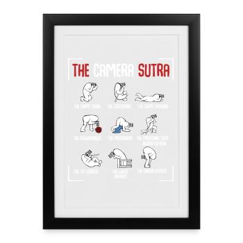 photographer - Framed poster (27 × 37 cm) - black - Front