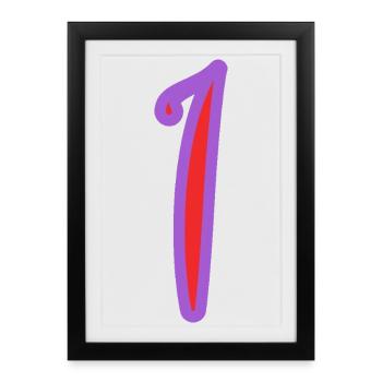 1 - Framed poster (27 × 37 cm) - black - Front