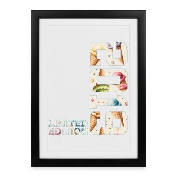 SOMMER LIMITED EDITION 2019 EIS 7. GEBURTSTAG - Framed poster (27 × 37 cm) - black - Front