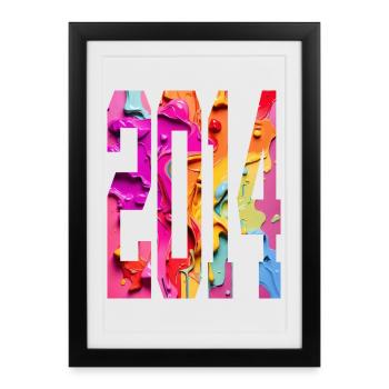 BUNT 12E ANNIVERSAIRE 2014 - Affiche encadrée (27 × 37 cm) - noir - Devant
