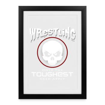Wrestling - Framed poster (27 × 37 cm) - black - Front