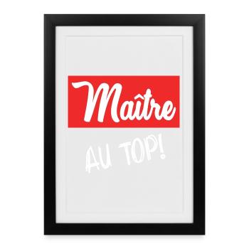 MEISTER - Gerahmtes Poster (27 × 37 cm) - Schwarz - Vorne
