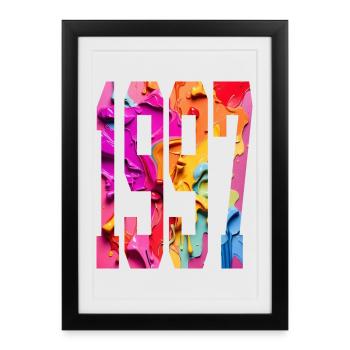 BUNT 29E ANNIVERSAIRE 1997 - Affiche encadrée (27 × 37 cm) - noir - Devant