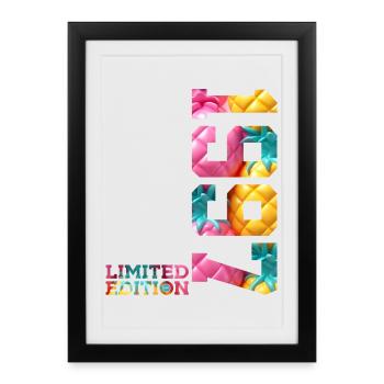 29E ANNIVERSAIRE ÉDITION LIMITÉE 1997 - Affiche encadrée (27 × 37 cm) - noir - Devant