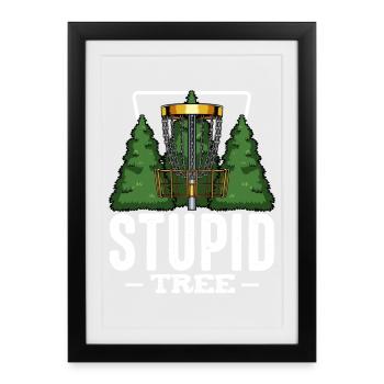 Frisbee - Framed poster (27 × 37 cm) - black - Front