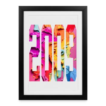 BUNT 17E ANNIVERSAIRE 2009 - Affiche encadrée (27 × 37 cm) - noir - Devant