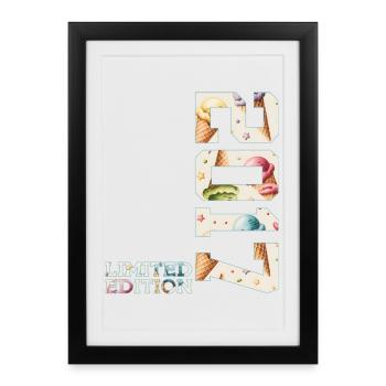 SOMMER LIMITED EDITION 2017 EIS 9. GEBURTSTAG - Framed poster (27 × 37 cm) - black - Front