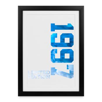 29E ANNIVERSAIRE ÉDITION LIMITÉE 1997 - Affiche encadrée (27 × 37 cm) - noir - Devant