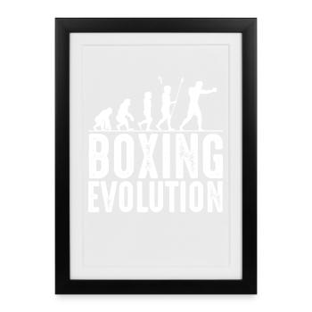 boxer - Framed poster (27 × 37 cm) - black - Front