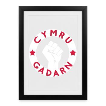 Cymru Gadarn - Framed poster (27 × 37 cm) - black - Front