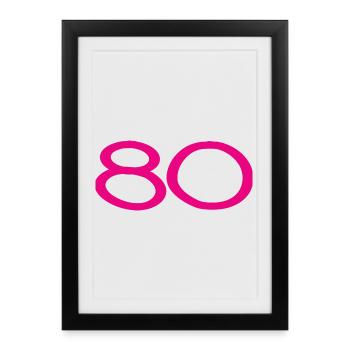 HAPPY BIRTHDAY. HAPPY BIRTHDAY. ANNIVERSARY. - Framed poster (27 × 37 cm) - black - Front