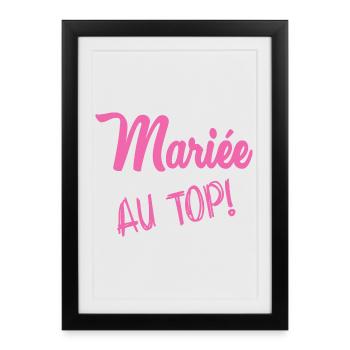 BRIDE AT THE TOP - Framed poster (27 × 37 cm) - black - Front