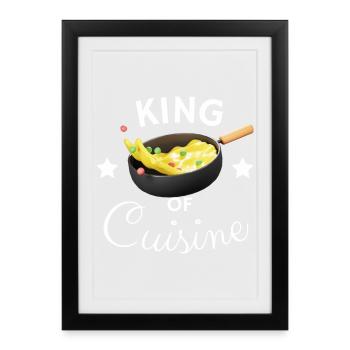 KING OF CUISINE - Framed poster (27 × 37 cm) - black - Front