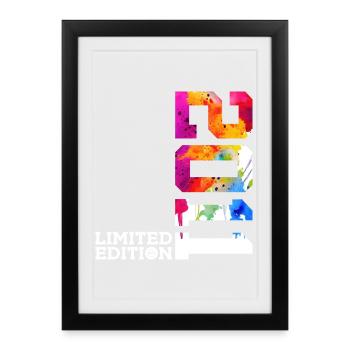 15E ANNIVERSAIRE ÉDITION LIMITÉE 2011 - Affiche encadrée (27 × 37 cm) - noir - Devant
