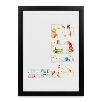 SOMMER LIMITED EDITION 2014 EIS 12. GEBURTSTAG - Affiche encadrée (27 × 37 cm) - noir - Devant