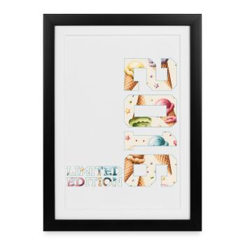 SOMMER LIMITED EDITION 2016 EIS 10. GEBURTSTAG - Framed poster (27 × 37 cm) - black - Front