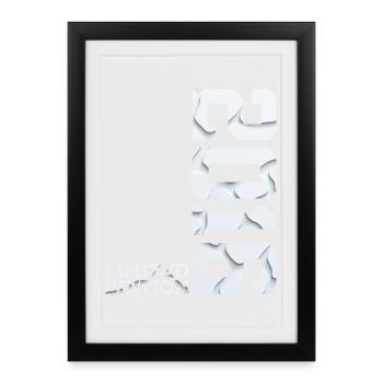 10E ÉDITION LIMITÉE DU 10E ANNIVERSAIRE 2016 - Affiche encadrée (27 × 37 cm) - noir - Devant