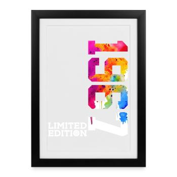 59E ANNIVERSAIRE ÉDITION LIMITÉE 1967 - Affiche encadrée (27 × 37 cm) - noir - Devant
