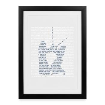 Beherzte Kendo Turnierkämpferin - Gerahmtes Poster (27 × 37 cm) - Schwarz - Vorne