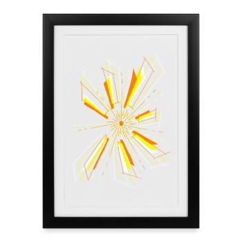 Das Rad des Schicksals - Gerahmtes Poster (27 × 37 cm) - Schwarz - Vorne