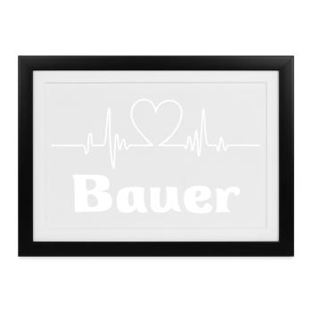 Bauer - Gerahmtes Poster (37 × 27 cm) - Schwarz - Vorne