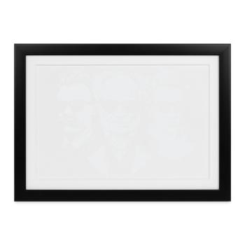 Philosophen des Existentialismus - Gerahmtes Poster (37 × 27 cm) - Schwarz - Vorne
