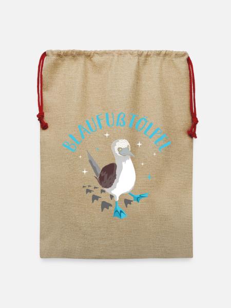 Blaufußtölpel - Jute Weihnachtssack - Beige