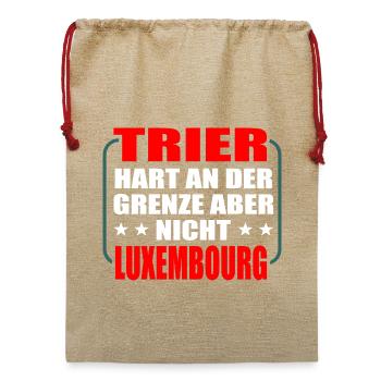 Trier - Jute Weihnachtssack  - Beige - Vorne