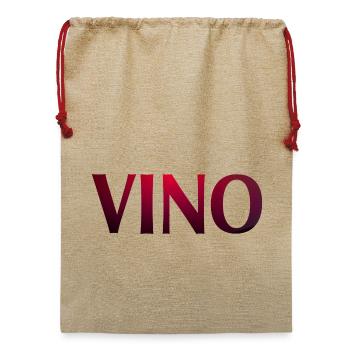 VINO - Jute Weihnachtssack  - Beige - Vorne