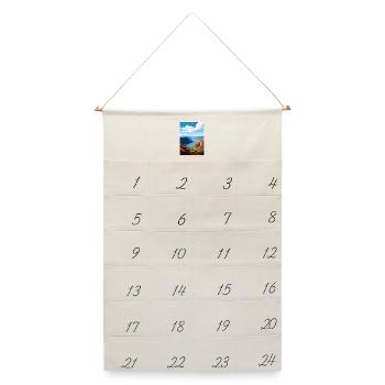 Flaming Gorge Utah Vintage Reiseposter Souvenir - Leinen Adventskalender  - Naturweiß - Vorne