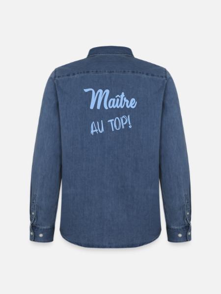 MASTER. MASTER - Men’s Organic Denim Shirt by Stanley/Stella - mid washy 