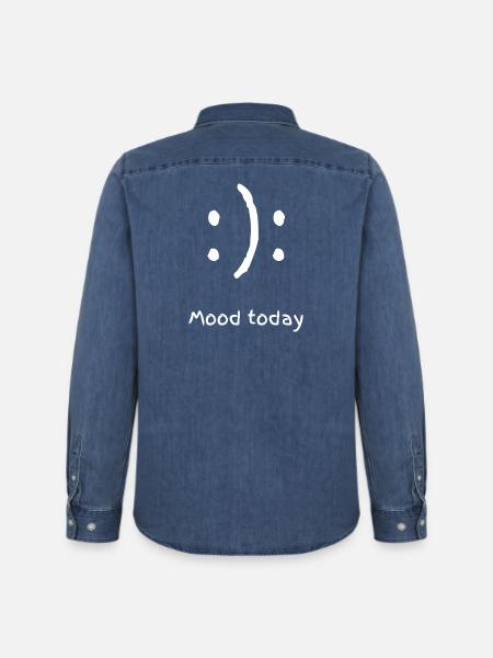 mood today - Men’s Organic Denim Shirt by Stanley/Stella - mid washy 
