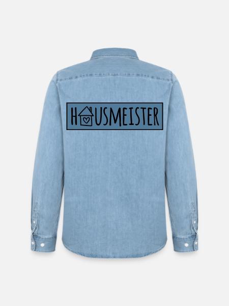 Hausmeister - Männer Jeanshemd Organic von Stanley/Stella - verwaschenes Hellblau