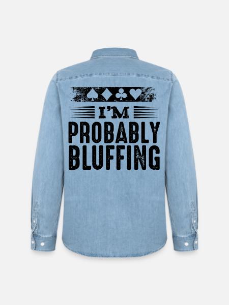 Poker - Men’s Organic Denim Shirt by Stanley/Stella - light wash